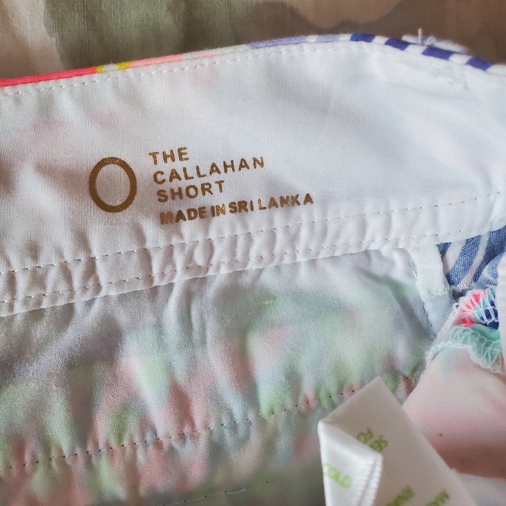 Lilly Pulitzer The Callahan low rise Shorts Roar of the seas size 0 Preppy Beach - Picture 8 of 11